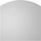 Ekena Millwork Arch Top Surface Mount PVC Gable Vent: Functional, w/ 2"W x 1-1/2"P Brickmould Frame, 24"W x 24"H GVPAR24X2402SF - alternate 4